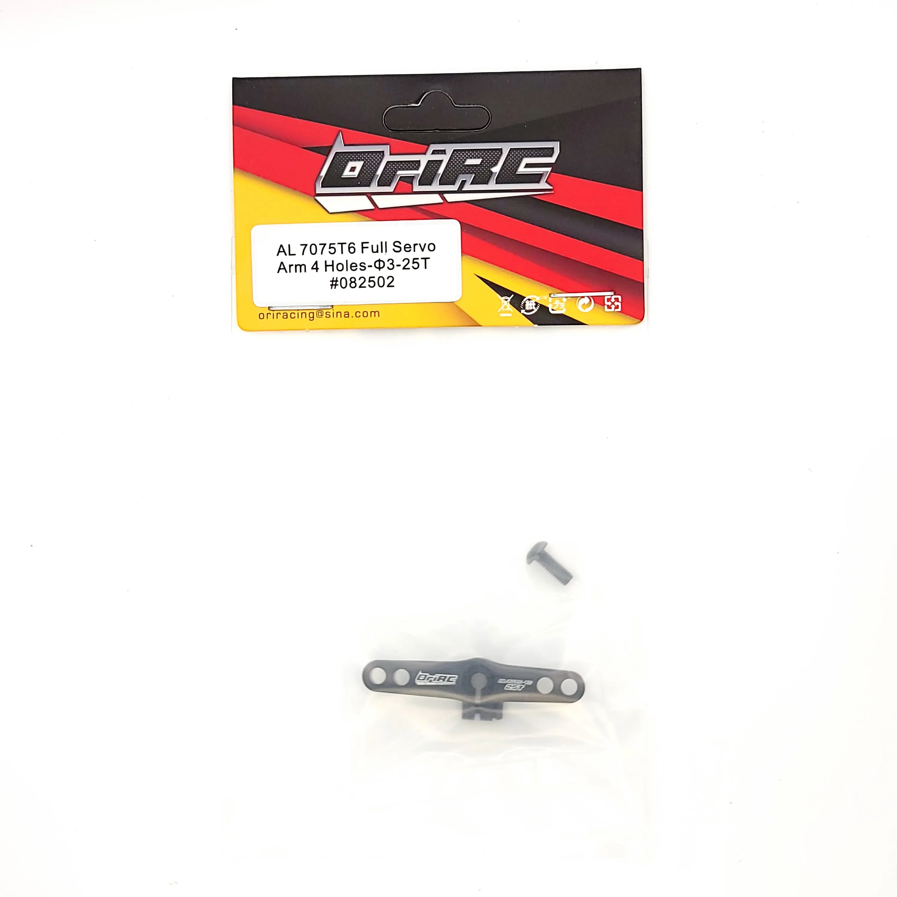 OriRC AL 7075 T6 Full Servo Arm 4 Holes Ф3 23T 25T #082302 #082502 Throttle and brake rc car horn