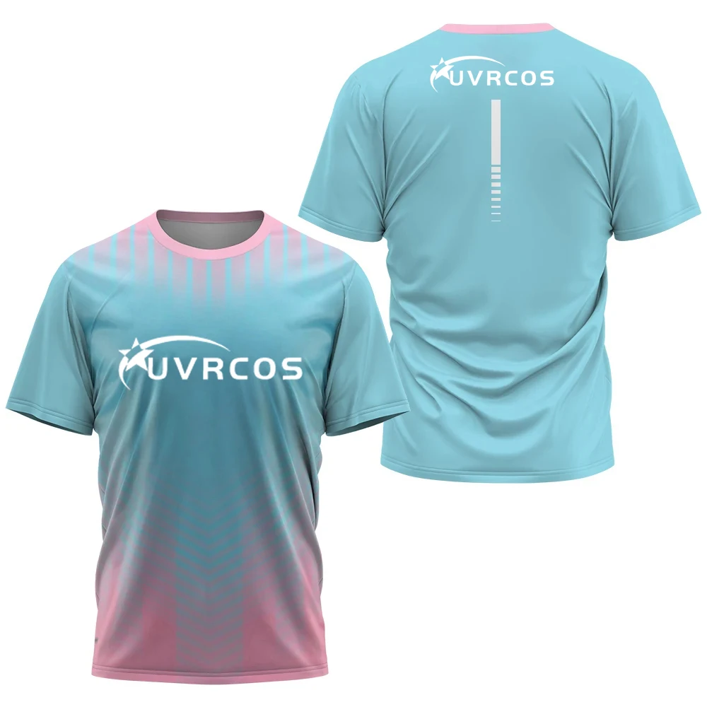Funny 3D Letter Print T Shirt For Men Fashion Tennis Badminton Sportswear Casual O-neck Short Sleeve