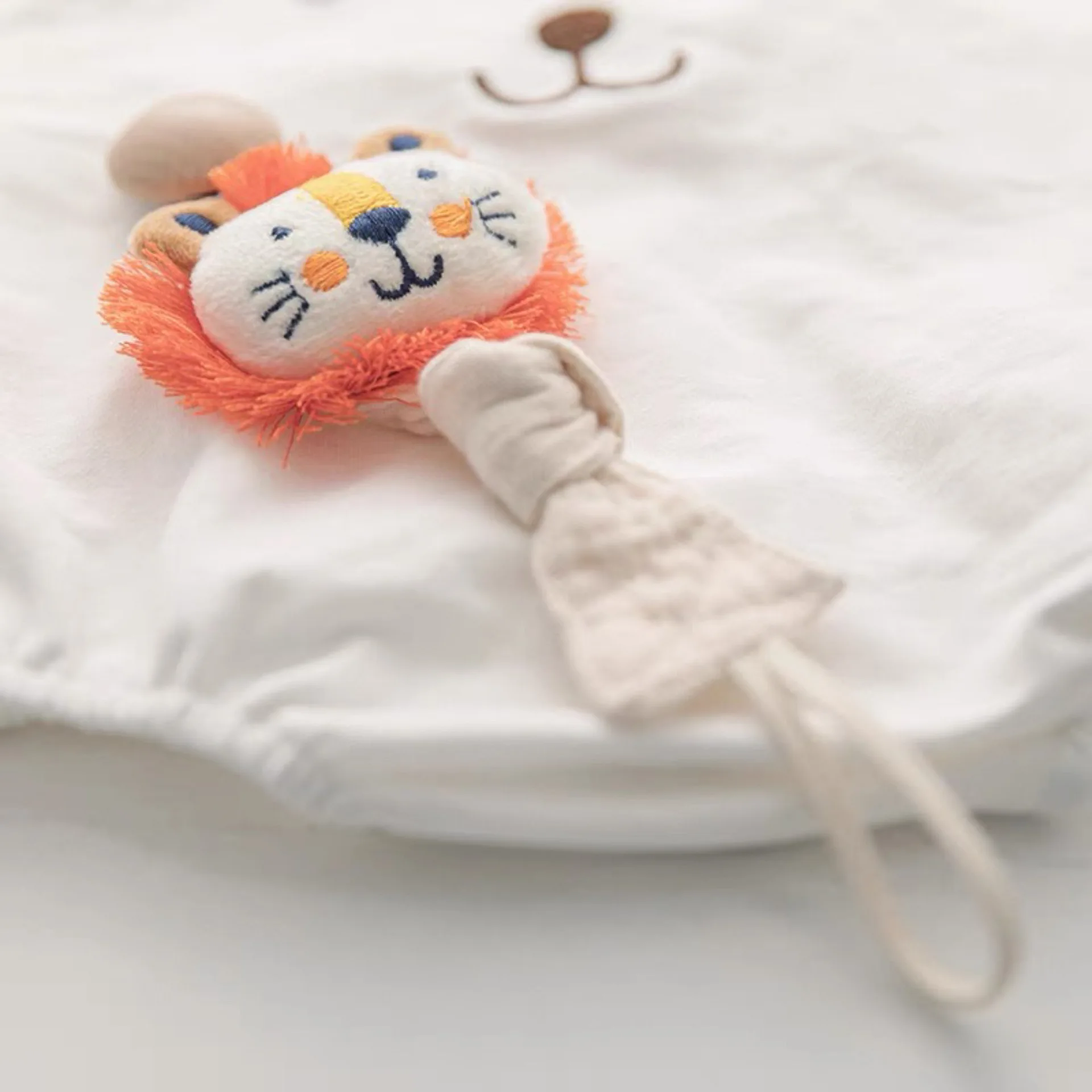 Neue Baby-Schnullerkette aus Baumwollgarn, Anti-Verlust-Kette für Neugeborene, Anti-Verlust-Kette für Zahnpasta-Bissmusik