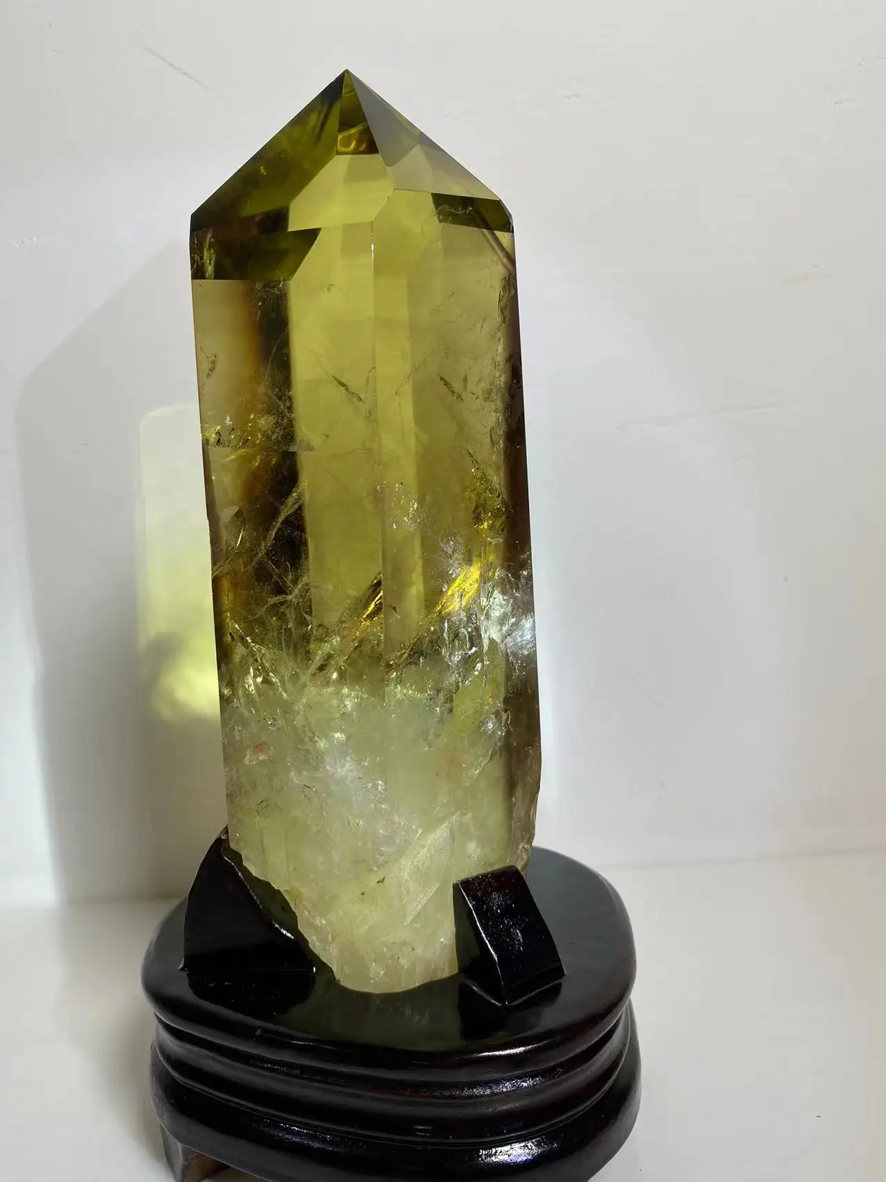 High Quality Natural Transparent Lemon Crystal Wand