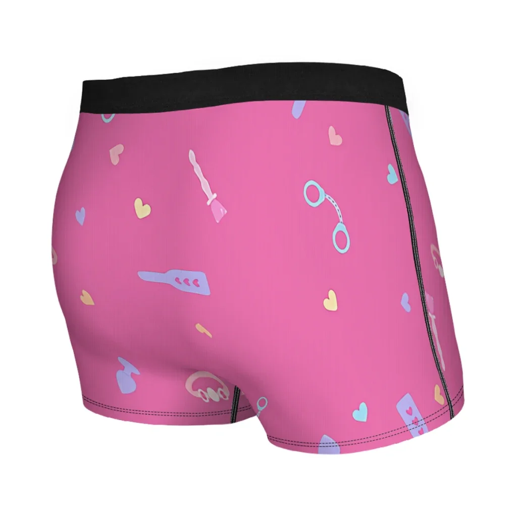 Toys Pink Underpants Homme Panties Male Underwear Sexy Shorts Boxer Briefs