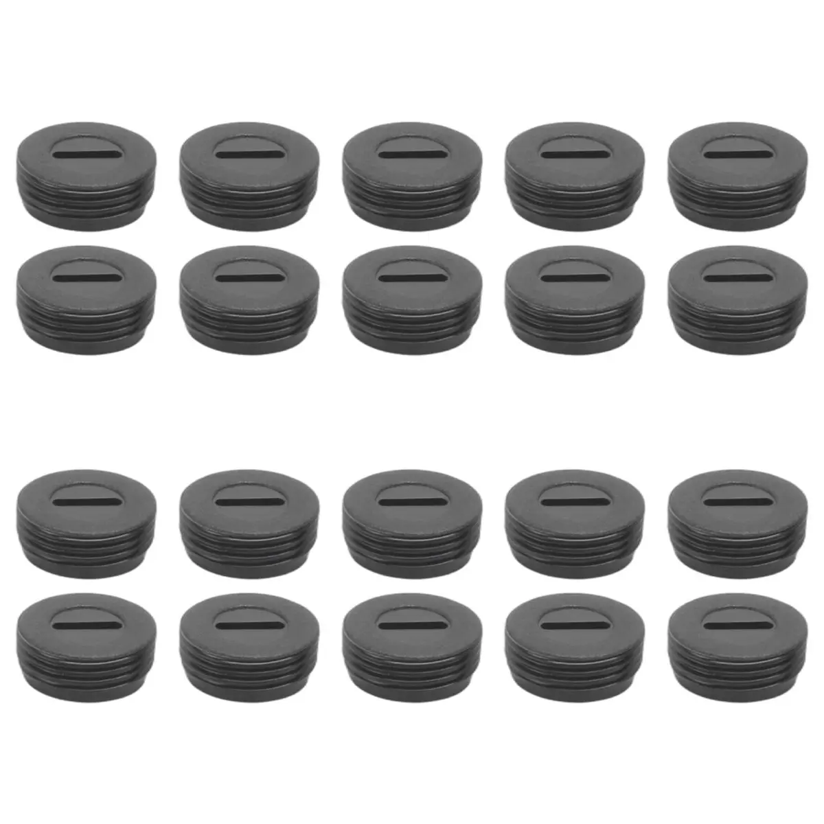 HOT 10 Pairs Power Tool Parts Carbon Brush Cover 14Mm Round Rubber Nut Stopper Holder Caps Case Angle Grinder Accessories 【SPECI