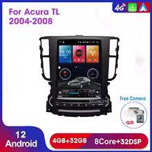 Android 12 Car Radio Stereo For Acura TL 2004 2005 2006-2008 GPS Navigation intelligent sytem acura apple carplay