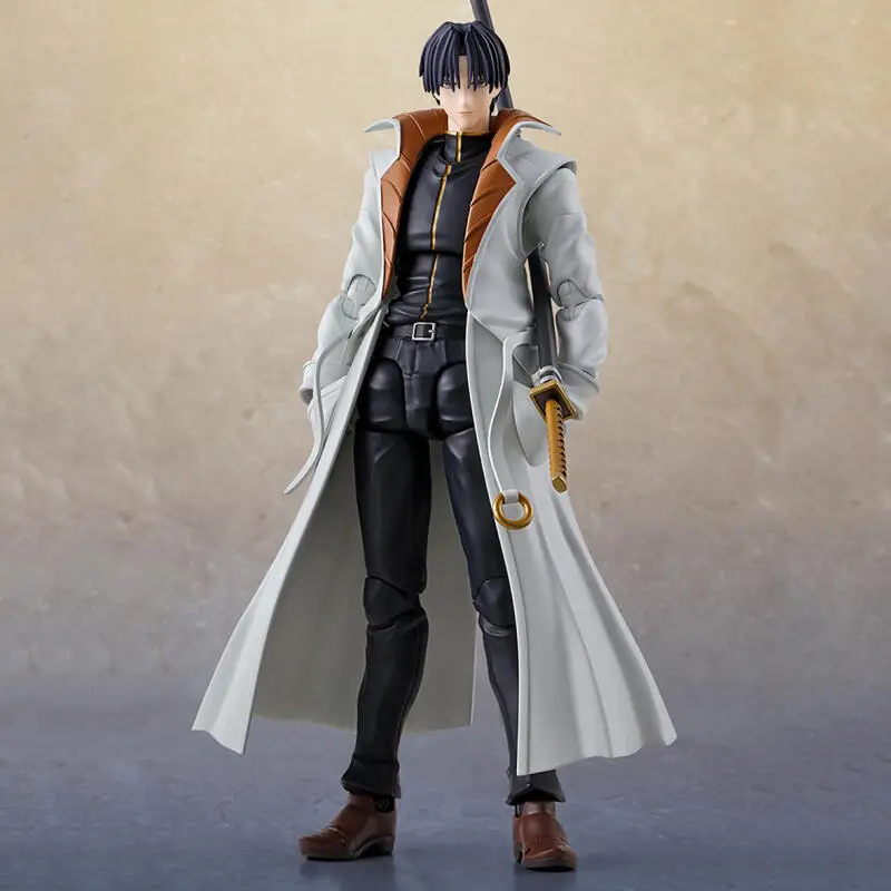 بانداي حقيقية روروني كينشين أطقم منمذجة شخصيات كرتونية SHF Shinomori aoshi عمل الشكل جمع نموذج لعب الأطفال الهدايا