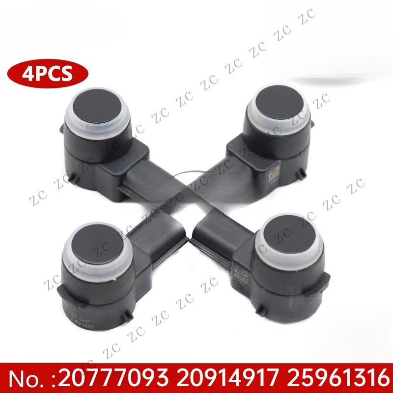 S+ 4x Black Color For Cadillac CTS SRX ELR 2008-2015 Parking Assist Sensor 20914917