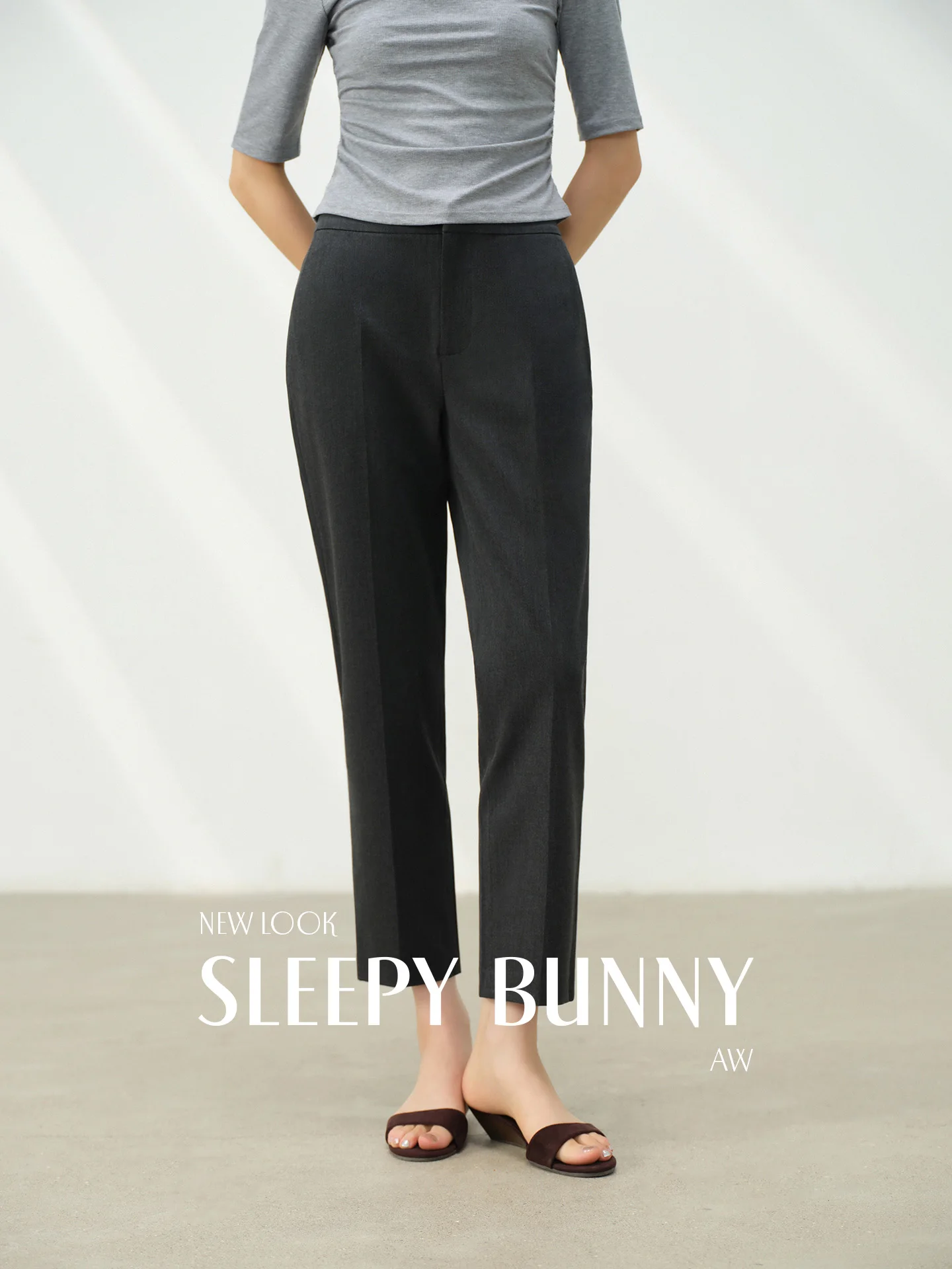 Elegant Black Cigarette Pants High Waist Cropped Trousers Summer Office Slim Fit Ankle Length Pants Women Casual Work Fashion