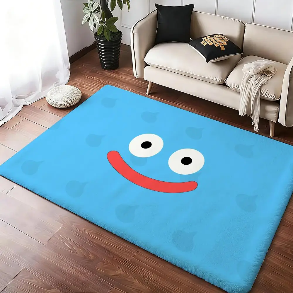 M-Morimori Dragon Anime Floor Mat Cozy Flannel Soft Thick Non-Slip Mat For Living Room Bedroom Kitchen Decor Rugs