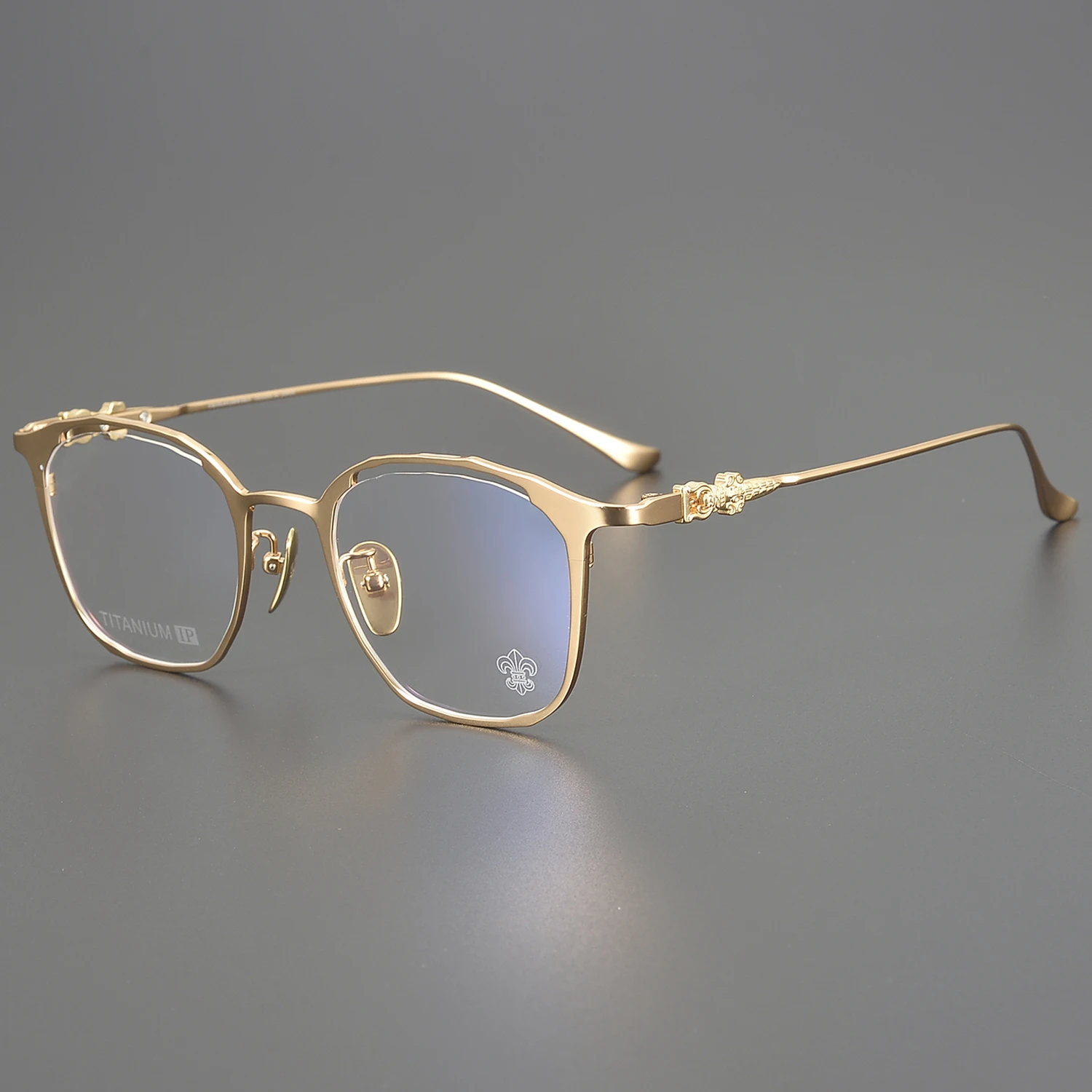 2025New Luxury Fashion Women's Pilot Optical Glasses Frame Titanium High Quality Men's Prescription Multifocal Myopia Glasses