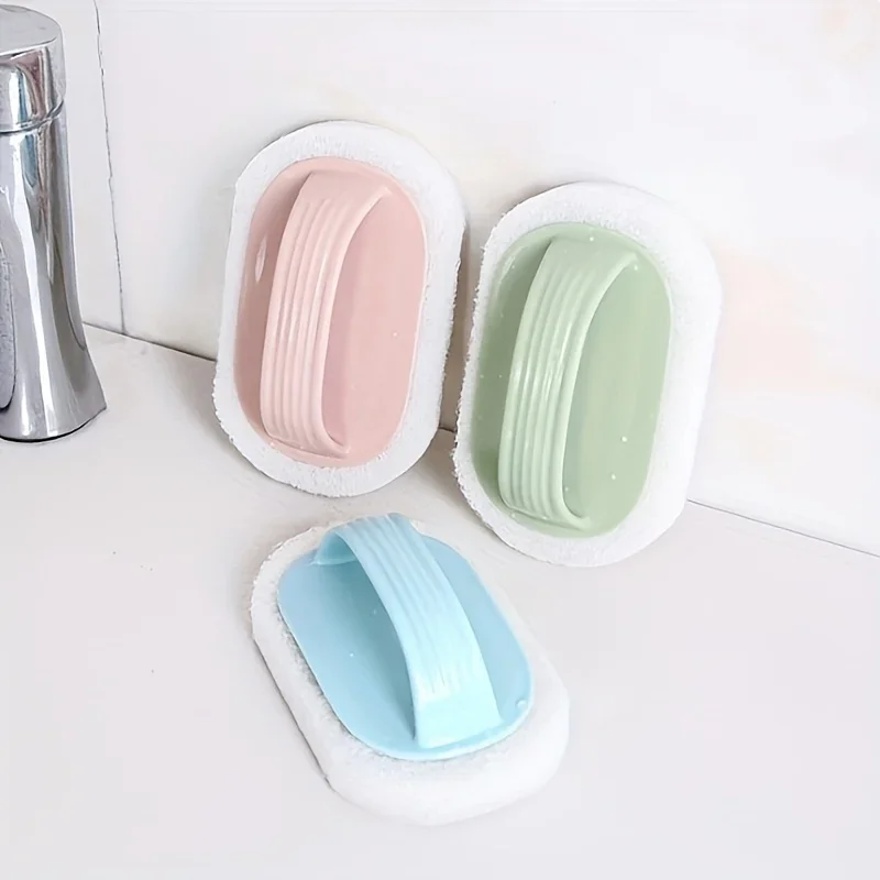 Multi-purpose Bathroom Bathtub Washbasin Cleaning Brush Toilet Kitchen Glass Wall Cleaner Sponges Brushes Cleaning Tool