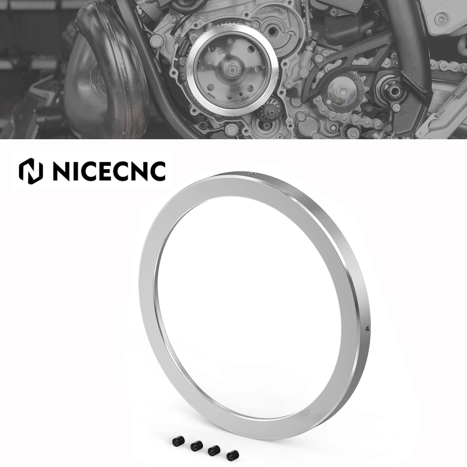 

For KTM EXC 300 2024 7oz 7 Ounce Flywheel Weight 304 Stainless Steel EXC XCW 250 300 For Husqvarna TE250 TE300 GasGas EC 250 300