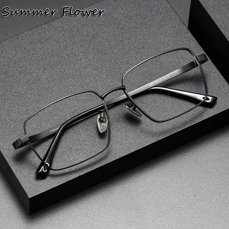 

145 mm Men Optical Frame Oversize Wide Face 56 Lens Width Gafas Fashion Spectacle Male Square Eyewear for Myopia Lenses