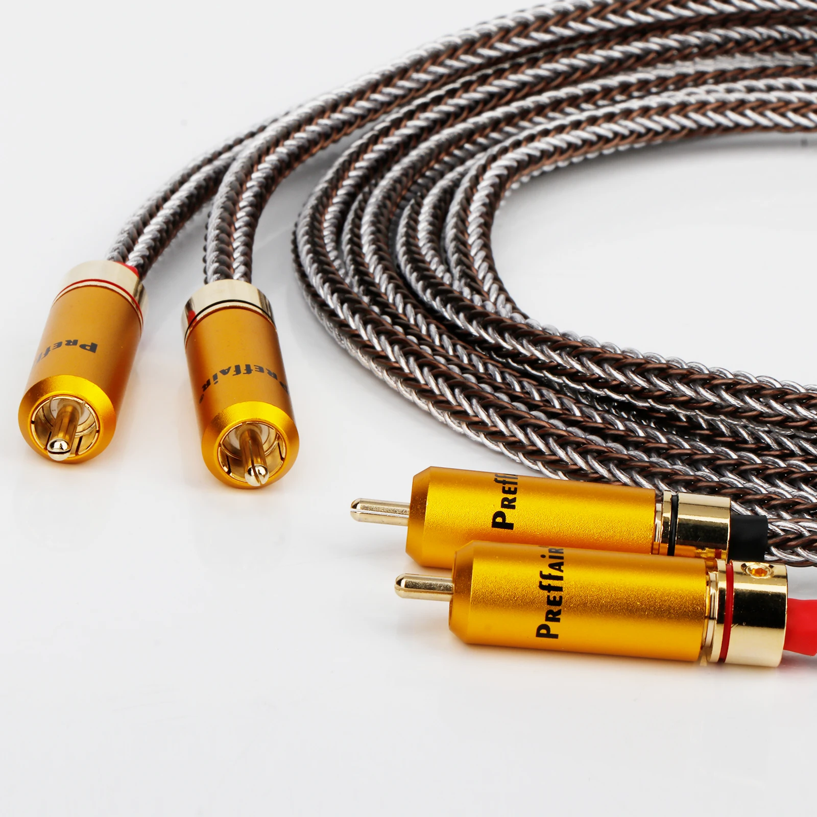 HIFI 16-adriges RCA-Kabel XLR-Kabel Verlängerungskabel OCC versilbertes 3-Pin XLR-Audiokabel für Mikrofon DAC – Detail 5