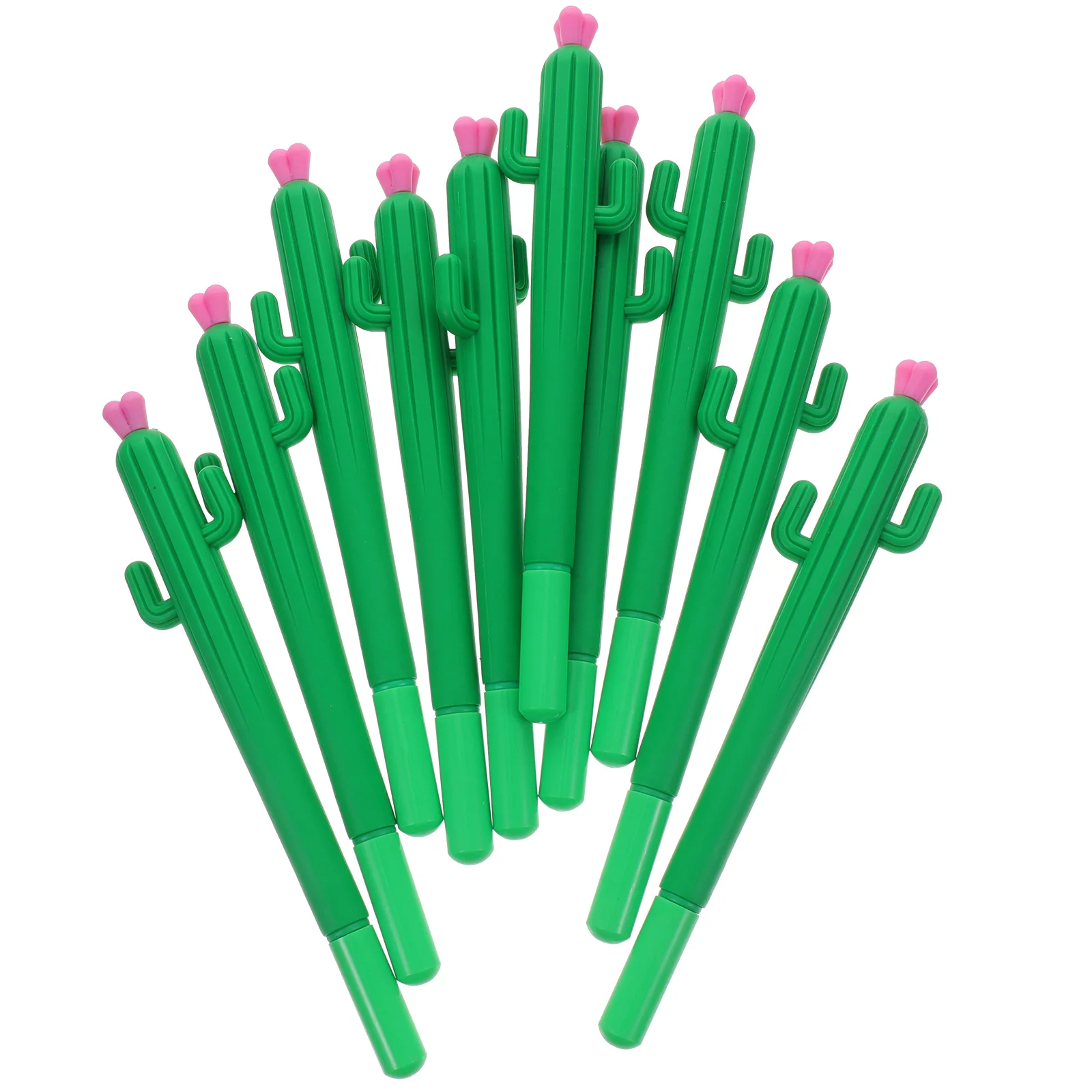 

10pcs Pens Ink Pens Bulk Fountain Drawing Green Cartoon Student School Office Supplies Kids Writing Tools