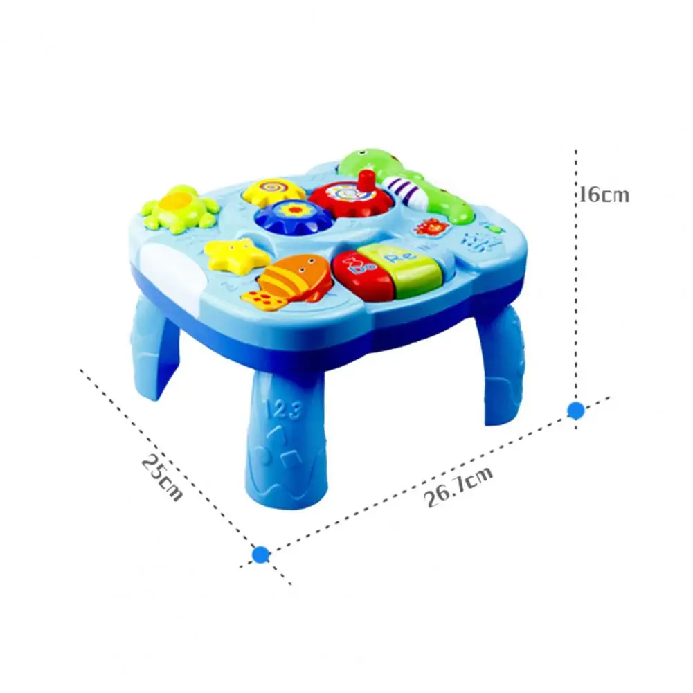 Music Table Baby Toys Learning Machine Educational Toy Music Learning Table Toy Musical Instrument for Toddler 6 months+