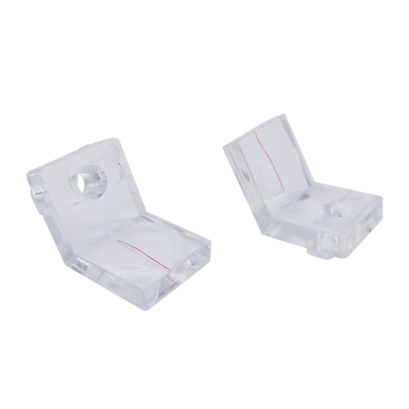 10 قطعة 40*23*6 مللي متر عدسة مكبرة مع ثقب واحد لمنشار طاولة انزلاق