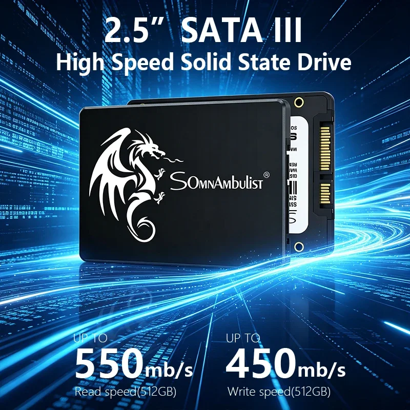 

SomnAmbulist SSD 120GB 240GB 480GB 960GB Internal Sata3 Solid State Drive 2.5 128GB 256GB 512GB 1TB 2TB SSD for PC Laptop