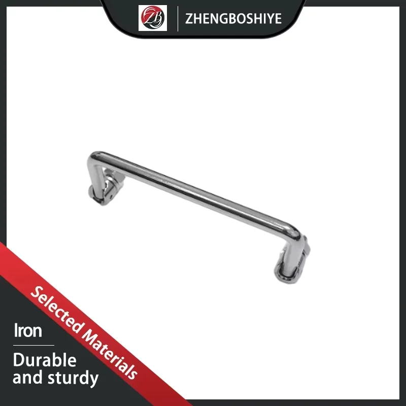 

Round Pole Folding Positioning Handle, Sturdy Industrial Electrical Cabinet Door Iron Commercial Activity