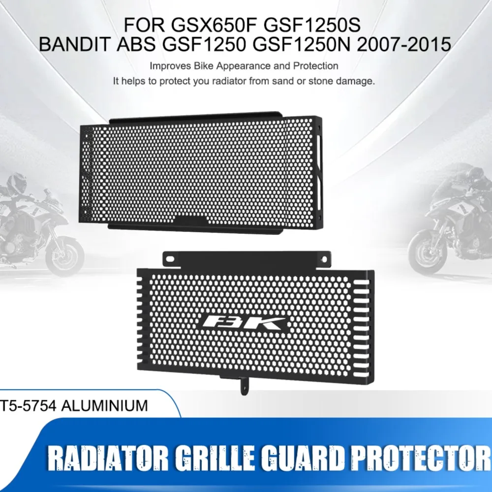 

Motorcycle Radiator Grille Guard Cover Protection FOR SUZUKI GSX650F GSF1250S Bandit ABS GSF1250 GSF1250N GSF1250S 2007-2015