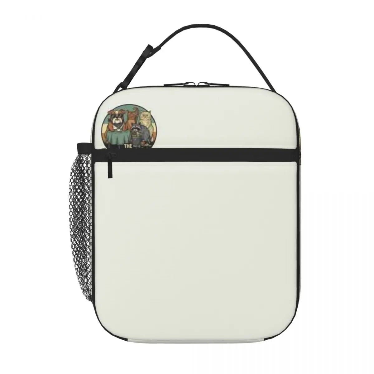 Bestselling Cat Cafe Preppy Insulated Lunch Pouch Lawn Dining Meal Prep Bag