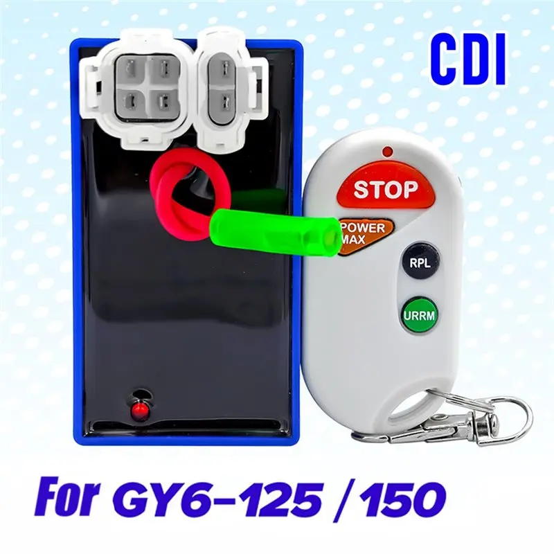Remote Control Motorcycle CDI Igniter Box 1 Set For GY6 125/150 Scooter ATV Go Kart Engine Igniter Module