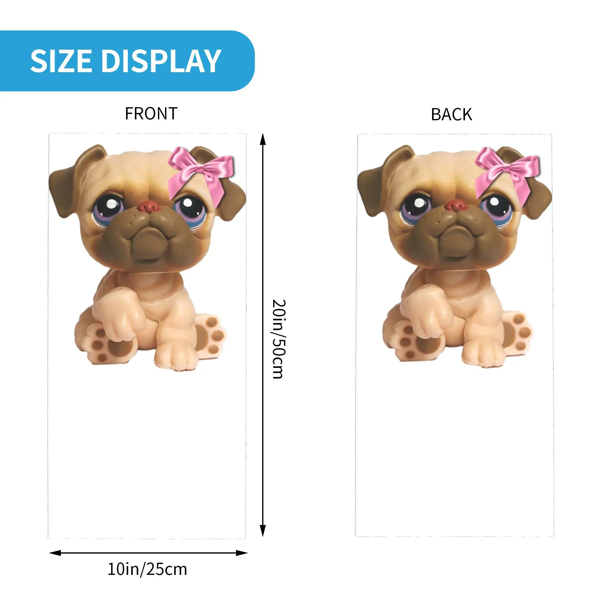 Coquette Littlest Pet Shop LPS Bulldog 451 Bandana Leher Gaiter Masker Cetak Syal Multifungsi Balaclava Berkendara
