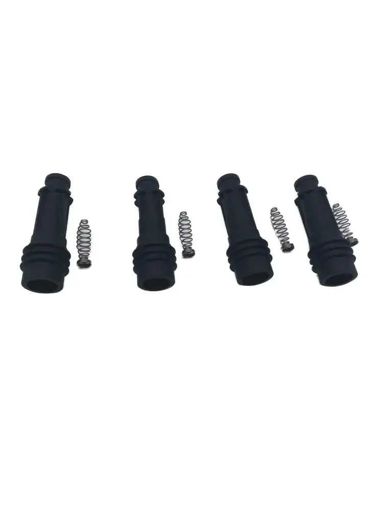 4 pcs Ignition Coil 90424480 9198834 0221503468 Rubber Boot With Spring For Opel Omega B engine 2.2 Astra G,H - Zafira A,B 2.0