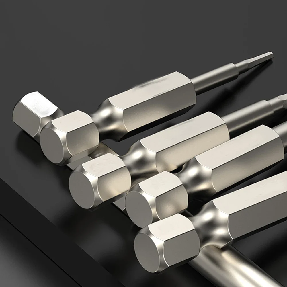 Heavy Duty Hollow Torx Screwdriver Bit com haste magnética, Hex Shank para todas as chaves de fenda elétricas e pneumáticas, 1/4"