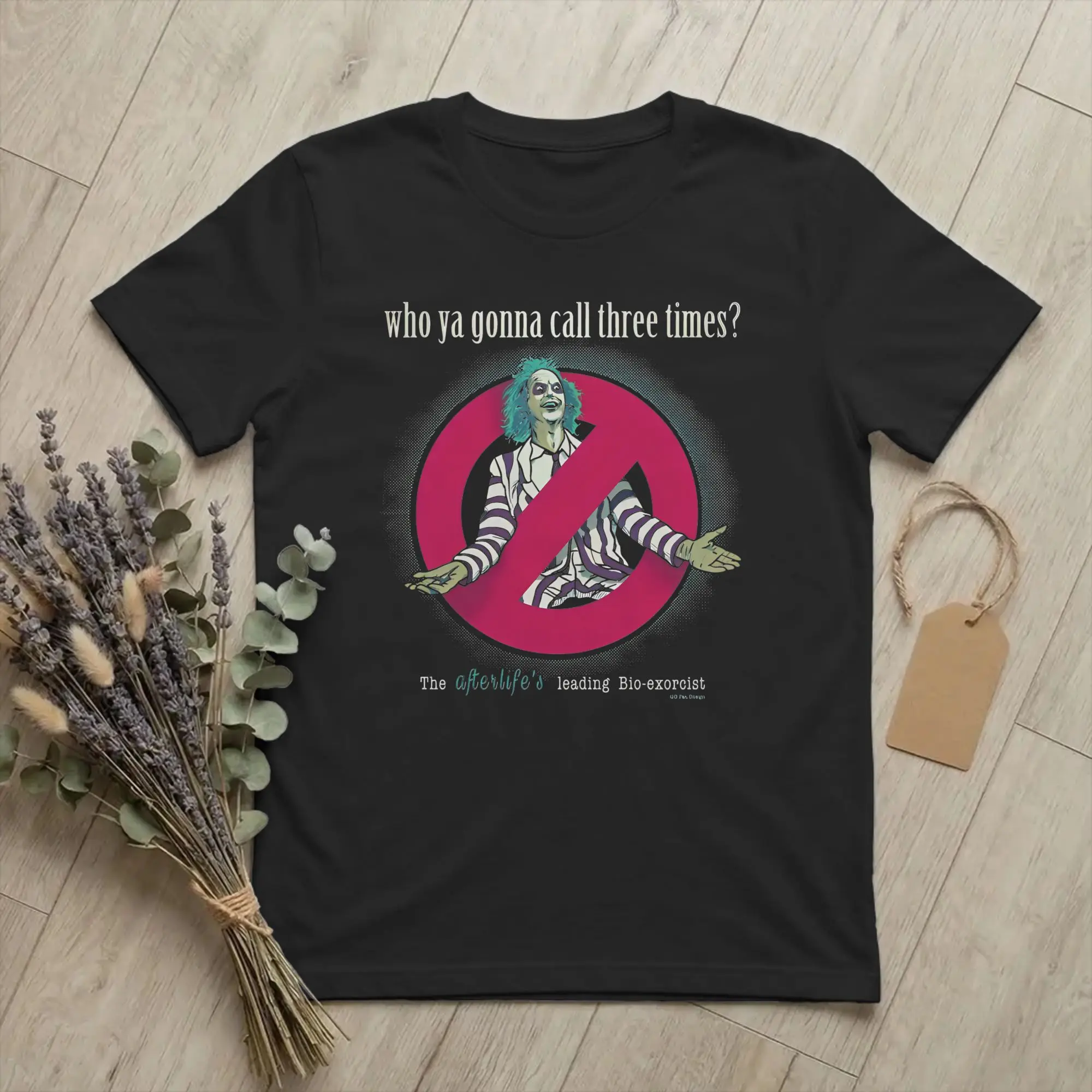 B-Beetlejuice Gothic T Shirts Men Women's 100% Cotton Awesome T-Shirts Crewneck Tee Shirt Short Sleeve Clothing Plus Size