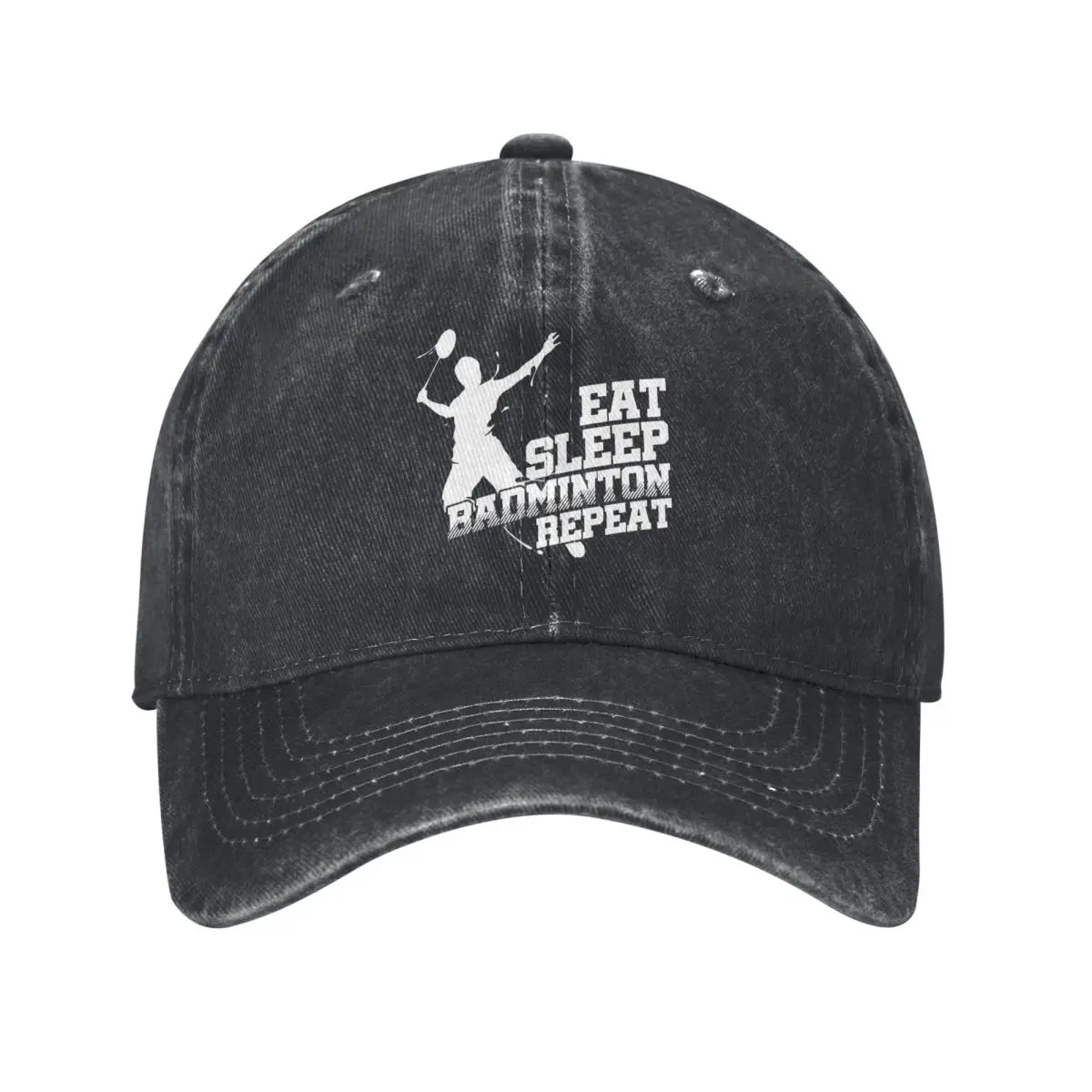 Summer Cap Sun Visor Eat Sleep Repeat Hip Hop Caps Badminton Cowboy Hat Peaked Hats