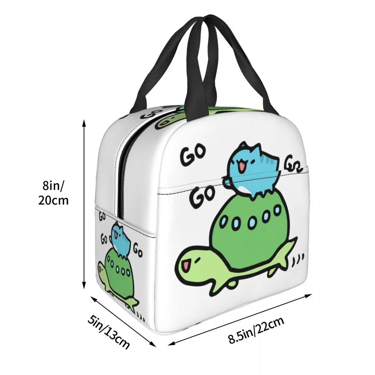 Comic Cat Bugcat Capoo Bug Cat Lunch Bags Insulated Bento Box Lunch Tote Picnic Bags Thermal Bag for Woman Student School