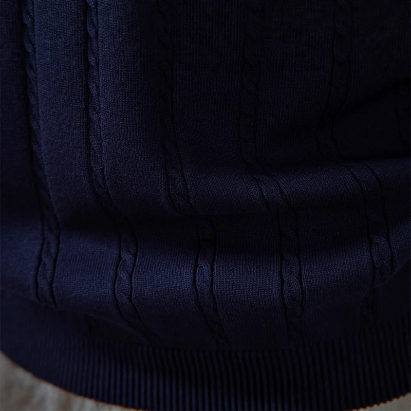 2025 automne hiver taille européenne col enVC hommes d'affaires pull gilet gilet