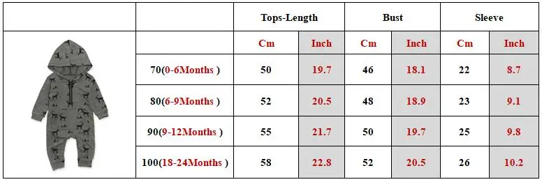 0-24M Baby Boy Hooded Romper Long Sleeve Zipper Jumpsuit Christmas Deer Cartoon Toddler Playsuit Autumn Infant Climbing A653