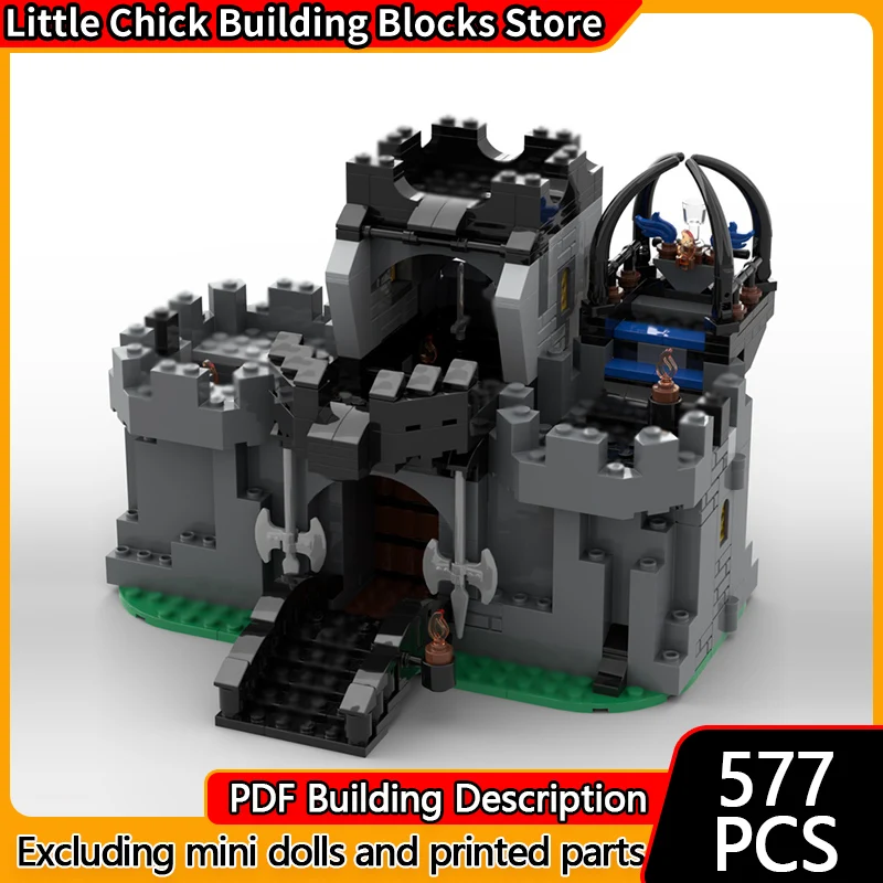 

Модель Street View MOC, строительные кирпичи, средневековые защитные прицелы, модульная технология, детские праздничные подарки, сборные игрушки, костюм