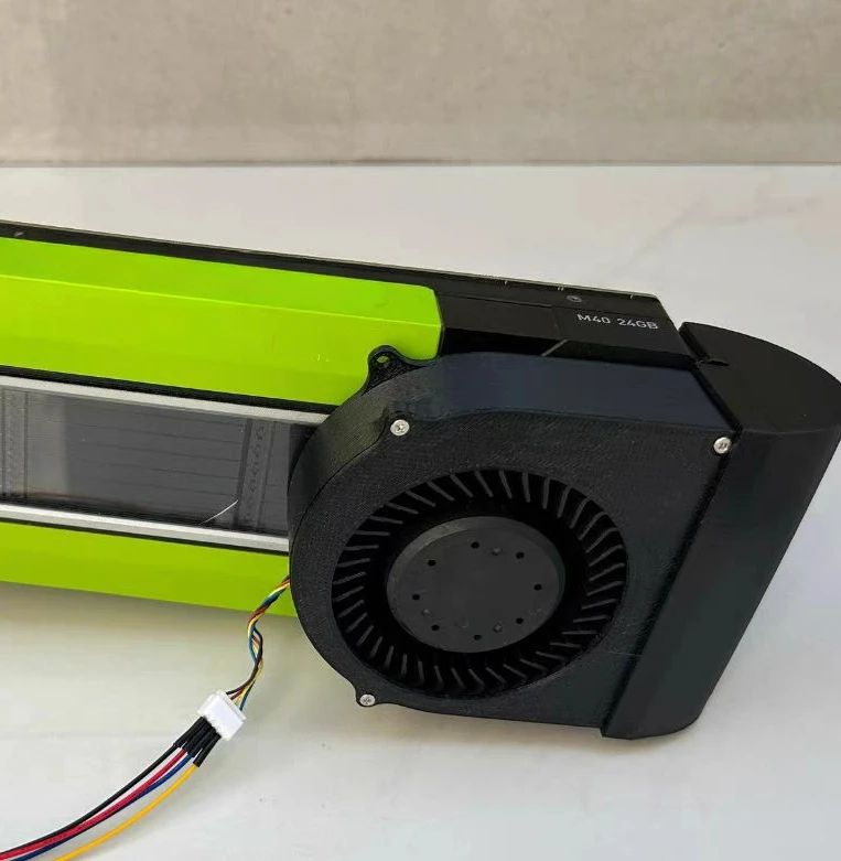 Modded Active Cooling Assembly for NVIDIA for Tesla P100 P40 M40 K80 V100 Graphics Card