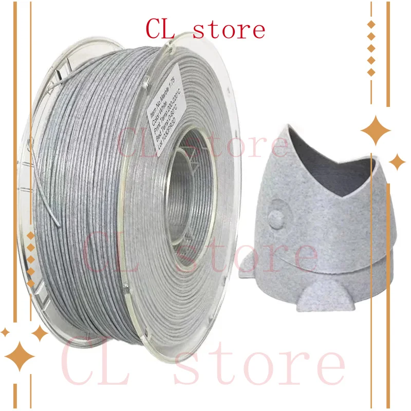 Marble Effect PLA 3D Printer Filament 1.75mm 3D Printing Consumables Marble 3D Printing Plastic Material