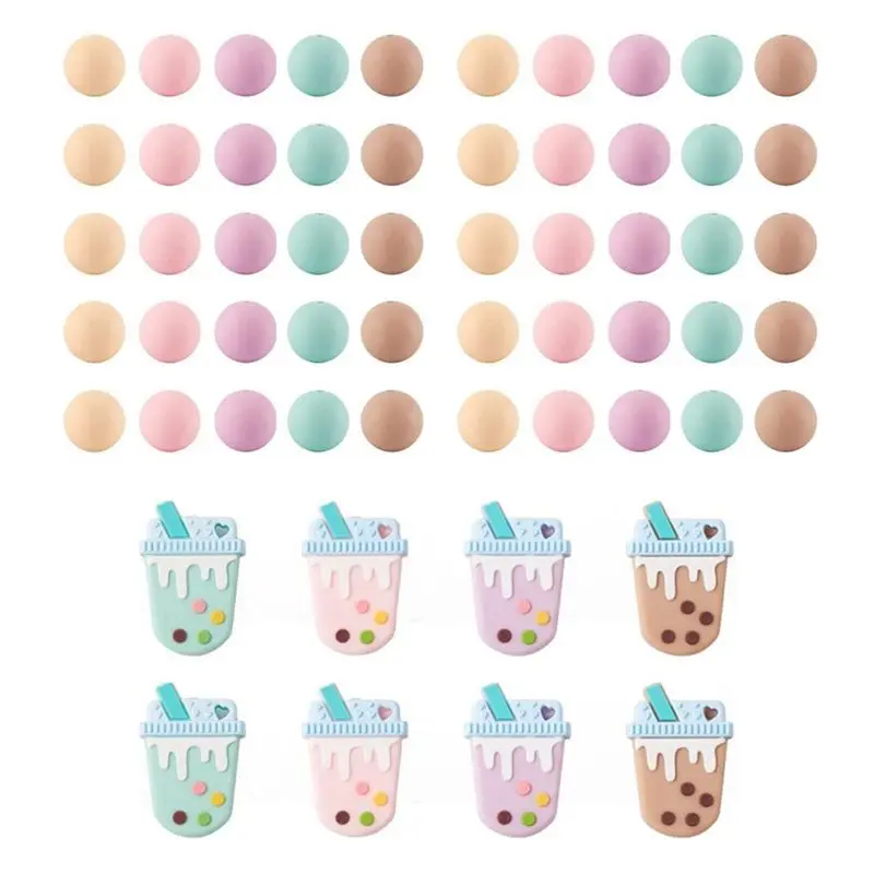 

Silicone Beads 15Mm DIY Silicone Round Beads For Keychain For Bracelet Lanyard DIY