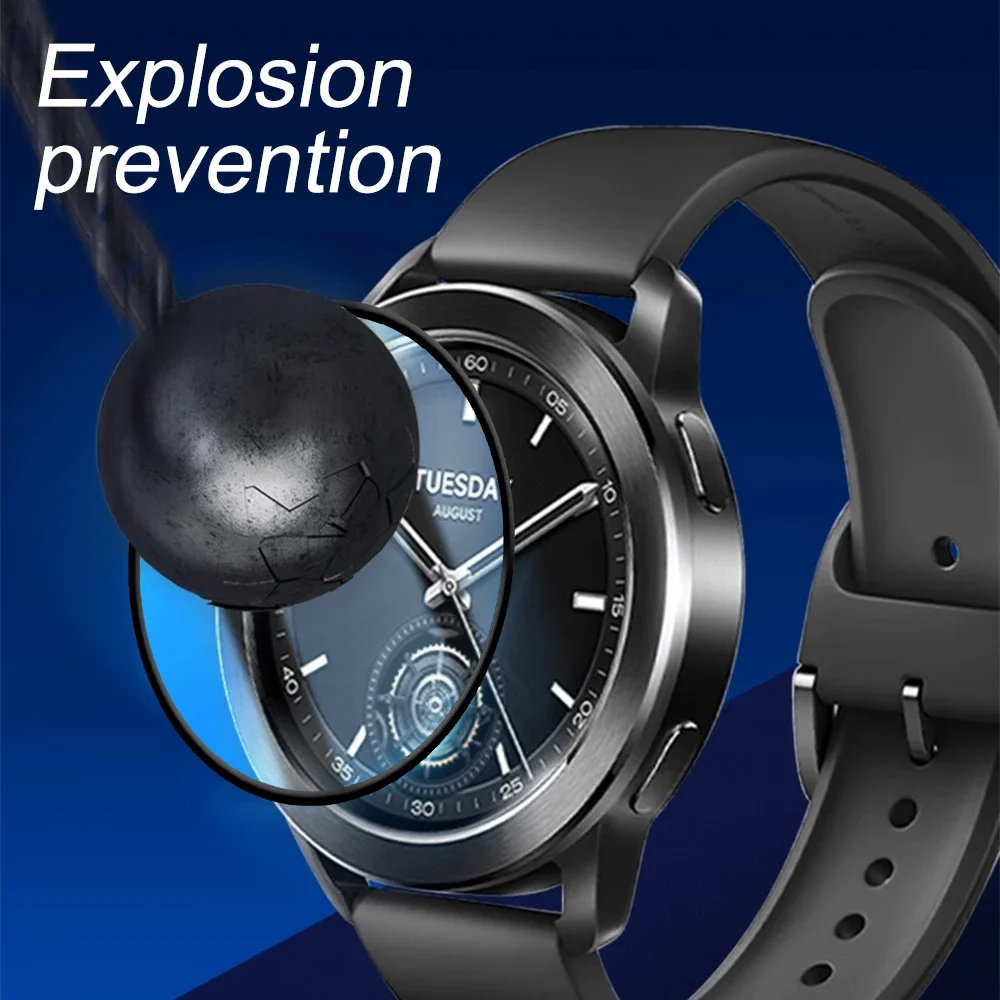 For Xiaomi Watch S1 Active S3 S1Pro Soft Screen Protector Clear 3D Curved Film For Mi Watch S1 Pro MiWatch S3 Not Tempered Glass