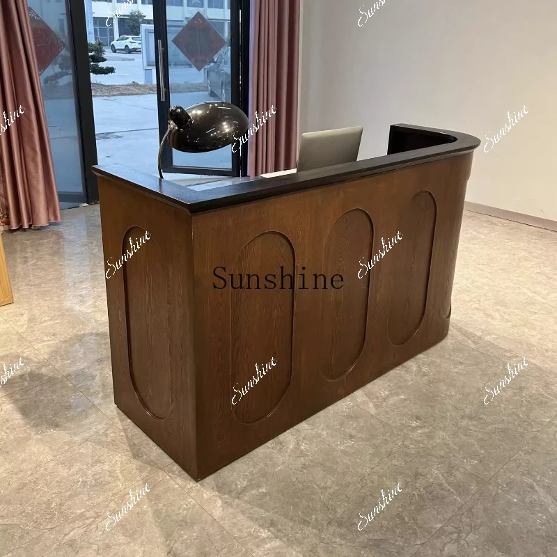 متجر لبيع الملابس أمين الصندوق طلاء بسيط لصالونات التجميل ومتجر الاستقبال TF #3