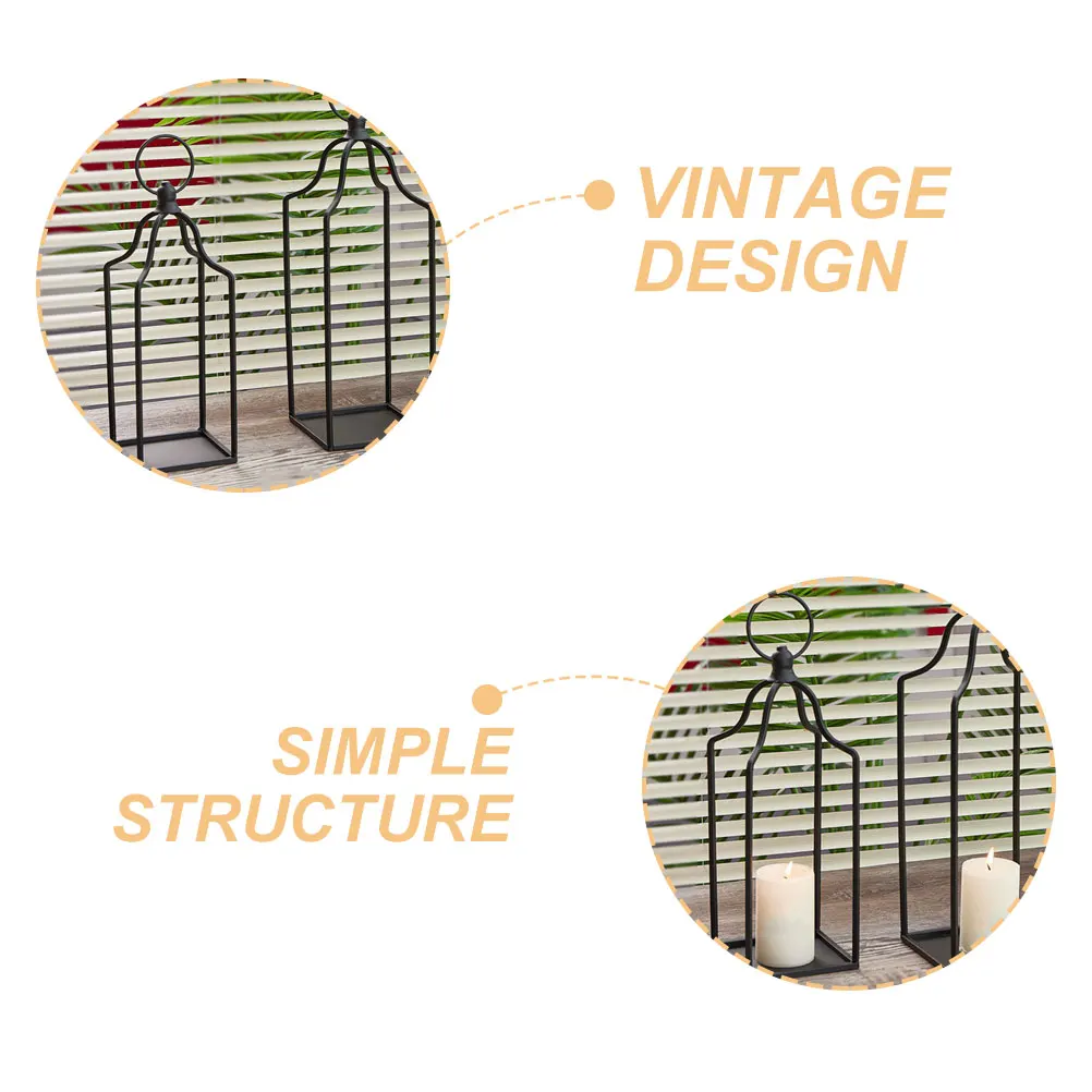 

Vintage Metal Holder Iron Desktop Decor For Wedding Table Decoration Tealight Stand Retro Home Decor