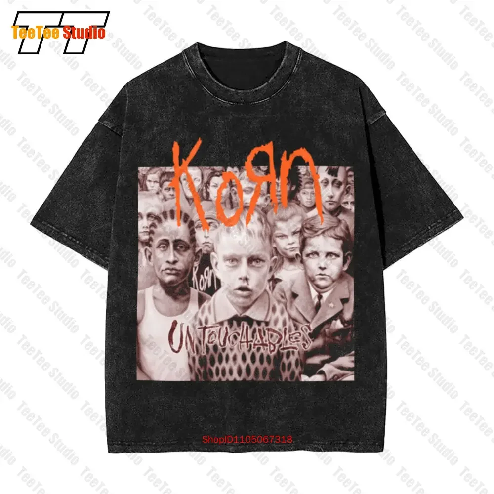 Korn Untouchables Nu Metal Alternative Rock Vintage Oversized T-Shirt IC37