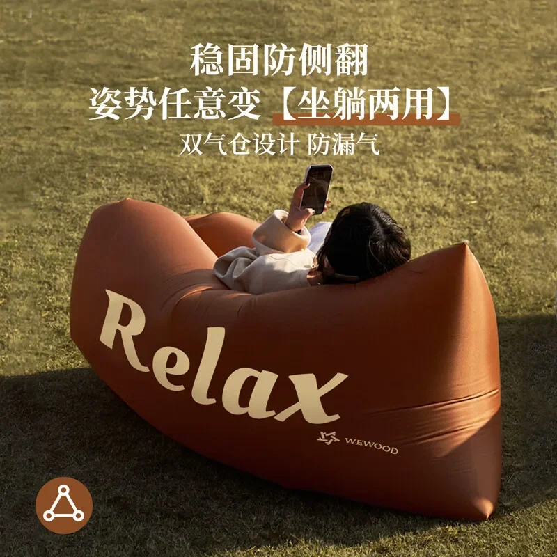 

Lazy inflatable sofa outdoor portable beach air sofa folding camping