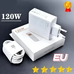 New Original Charger 120W 67W 33W Charger Fast Charge EU Wall Gan Charge Adapter USB Type C Cable For Xiaomi Redmi model