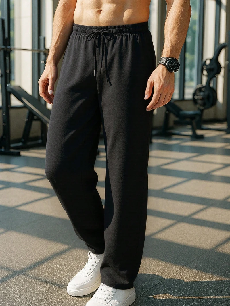 

Men's Lightweight Comfortable Casual Sports Outdoor Pants Suitable for Running Fitness Pants Large Pockets Autumn/Winter