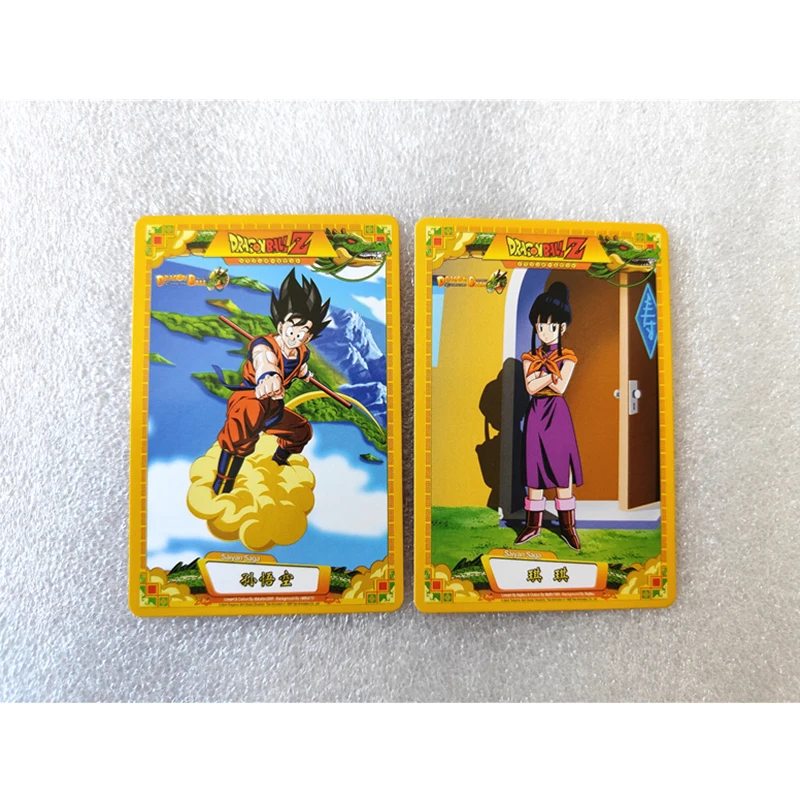 Dragon Ball Super Anime Characters Frieza Vegetto Bulma DIY Homemade Bronzing Collection Card Christmas Birthday Gift Game Toys