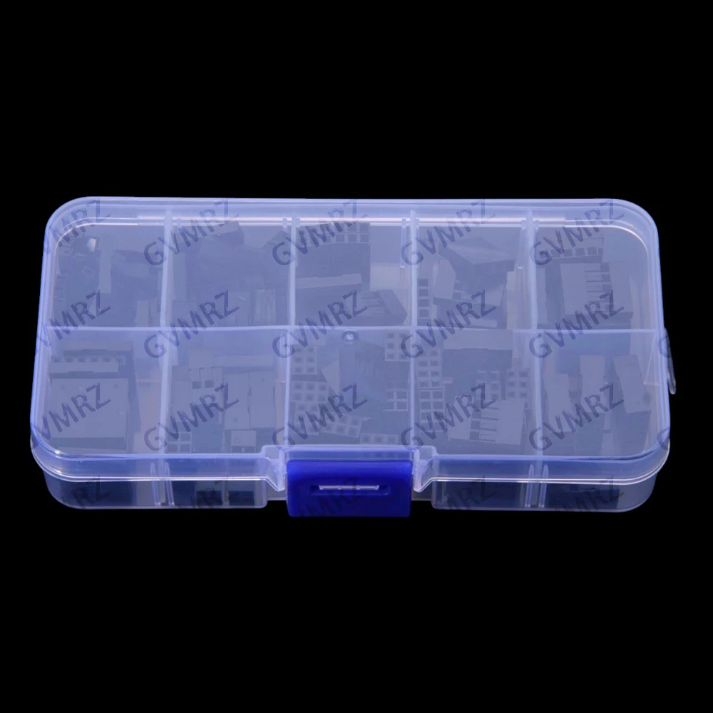 125PCS 10Values 2.54MM DuPont wire jumper connector, 2.54MM，plastic shell connector housing