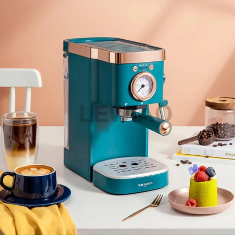 Máquina de café automática máquina de café expresso doméstico italiano café latte café em pó