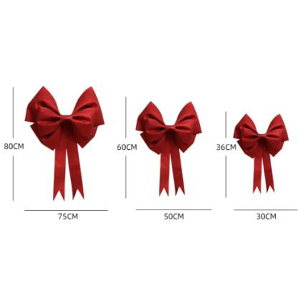 Large Double-layer Bow DIY Material EVA Christmas Tree Wedding Party Festival New Year Wall Door Indoor Outdoor Scene Decoration