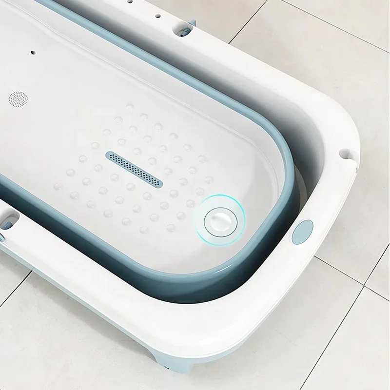 Adult plastic folding freestanding jacuzzi adult portable bathtub
