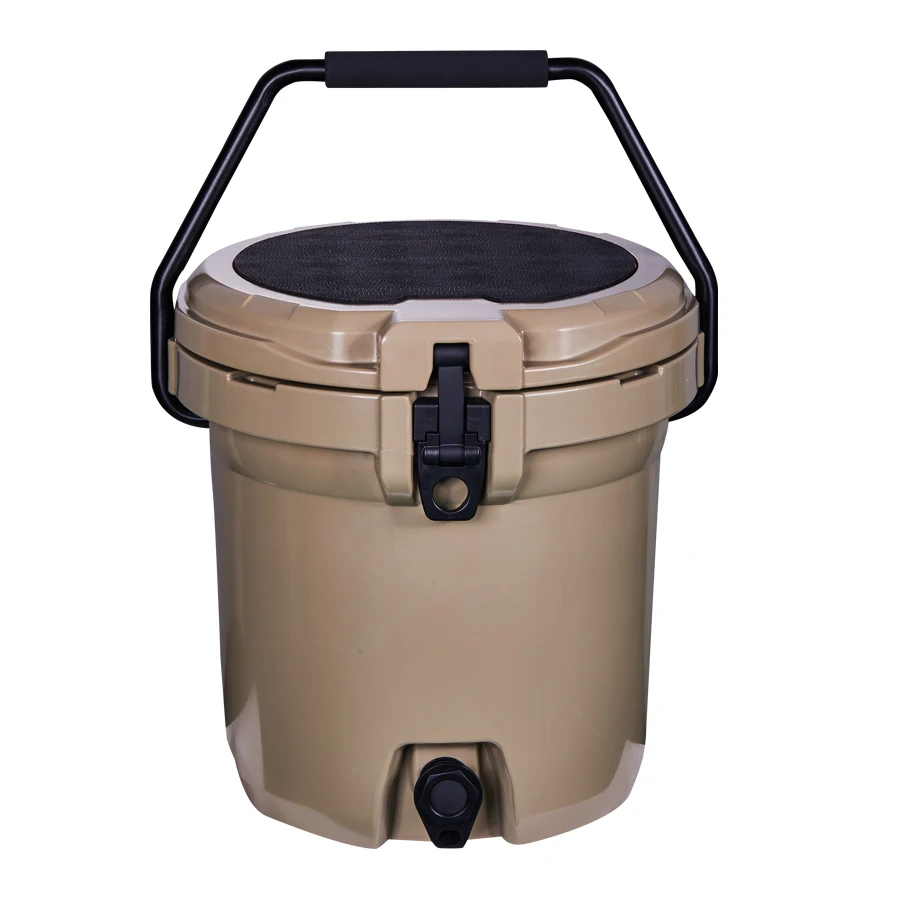 KUER 5 Gallon Roto‑Molded Insulated Beverage Ice Bucket For Hotel Commercial Drink Cooling Storage