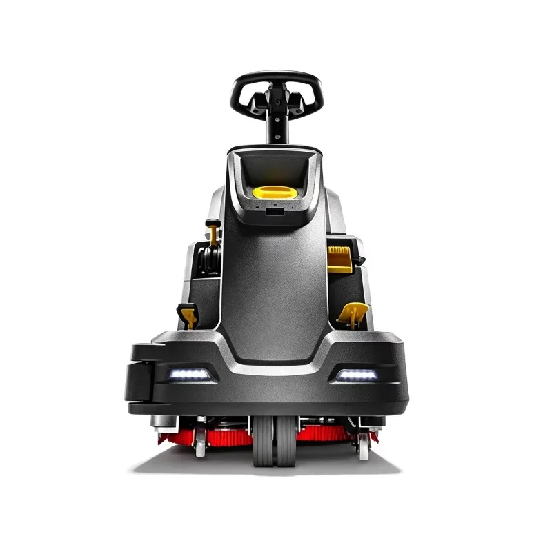 Commercial Electric Road Sweeper Machine Ride on Industrial Floor Sweeping Equipment Heavy Duty Sanitation Sweeper